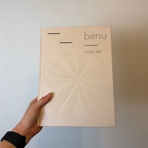 Benu by Corey Lee Hardcover Cookbook
